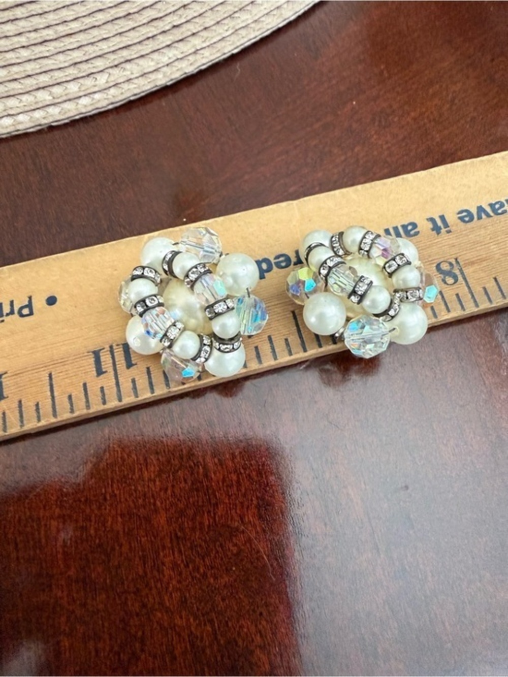 Vintage Sterling Silver CliPon Earrings
